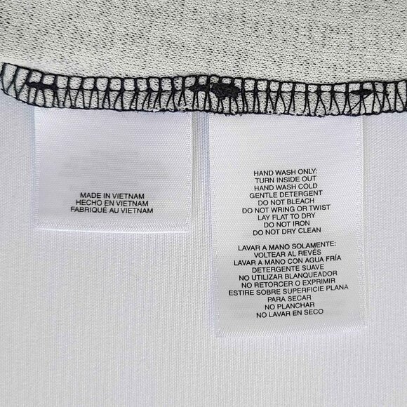 ANNE KLEIN Plus Size B/W Mock Neck Sleeveless Tunic ~ 3X NWT - Picture 5 of 8